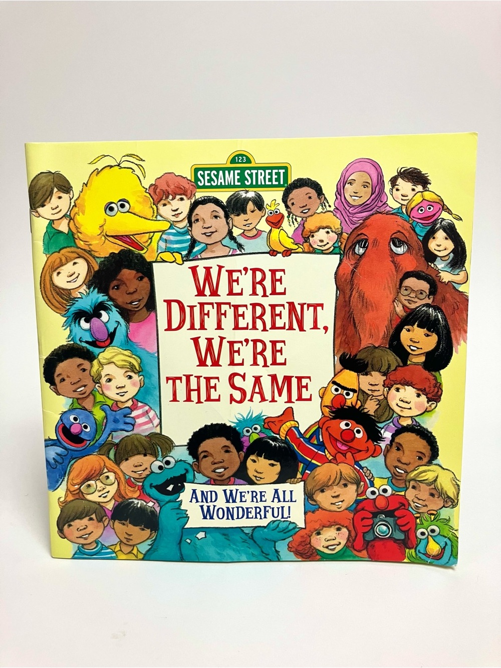 FREE: Vintage Sesame Street 1992 Random House We're Different The Same Book